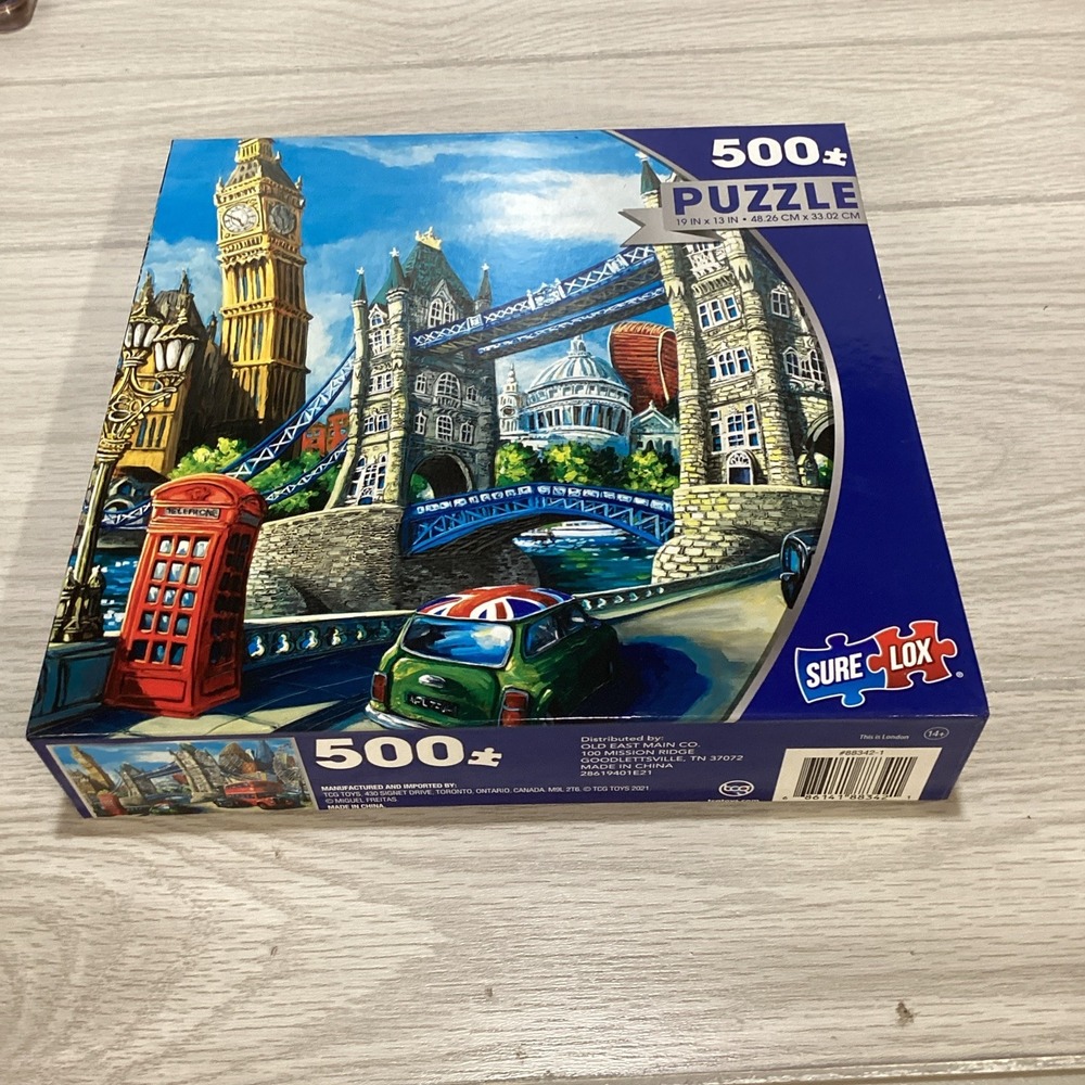 TCG SURLOX 500 Pieces 19" x 13" Freitas This is London *Factory‎ Sealed*